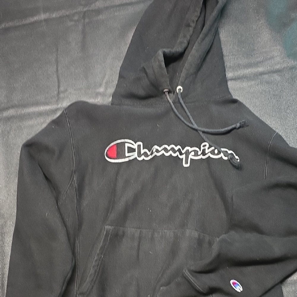 Champion Black Pullover Hoodie
